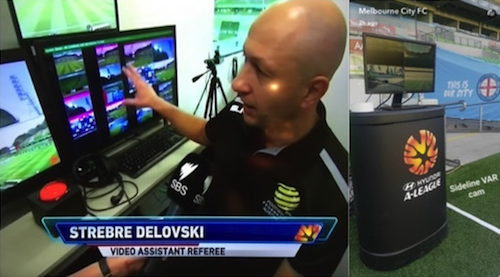 Video Assistant Referee (VAR) makes match debut in Melbourne